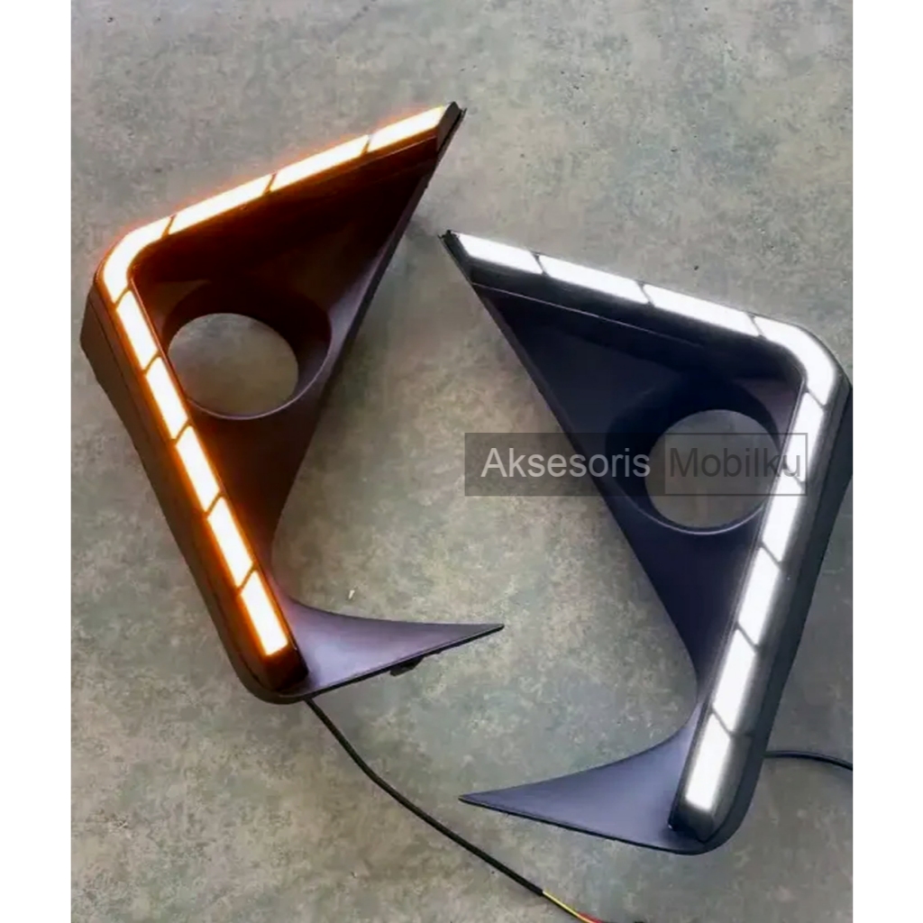 Lampu Day Running Light/DRL Cover Foglamp Led Running Import Toyota Avanza New 2022 - Up