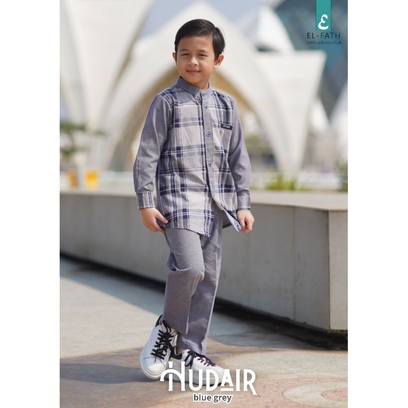 Setelan Baju Koko Anak Hudair by El-Fath Original ||Lengan Panjang [Koko Celana panjang&Couple Serie