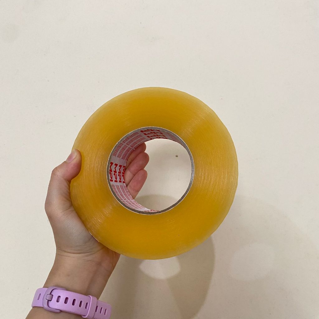 

LAKBAN BENING JUMBO 2 inchi x 500 YARD SELOTIP PREMIUM JUMBO PACKING PANJANG 45mm x 500 YARD