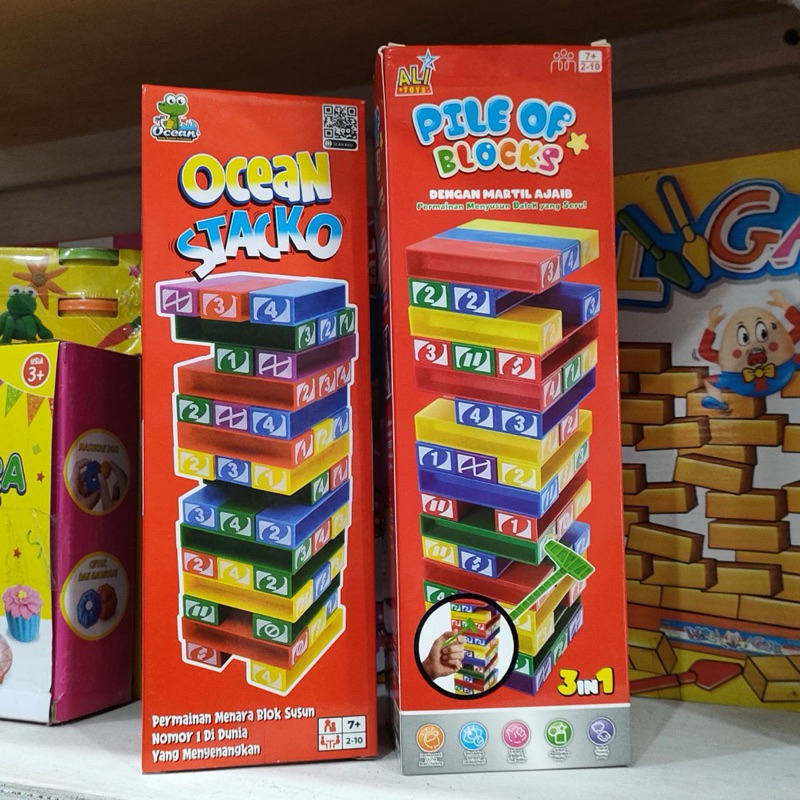 Mainan Blok Stacko UNO | Mainan Anak Stacko | Mainan Edukasi Stacko Uno Balok Susun