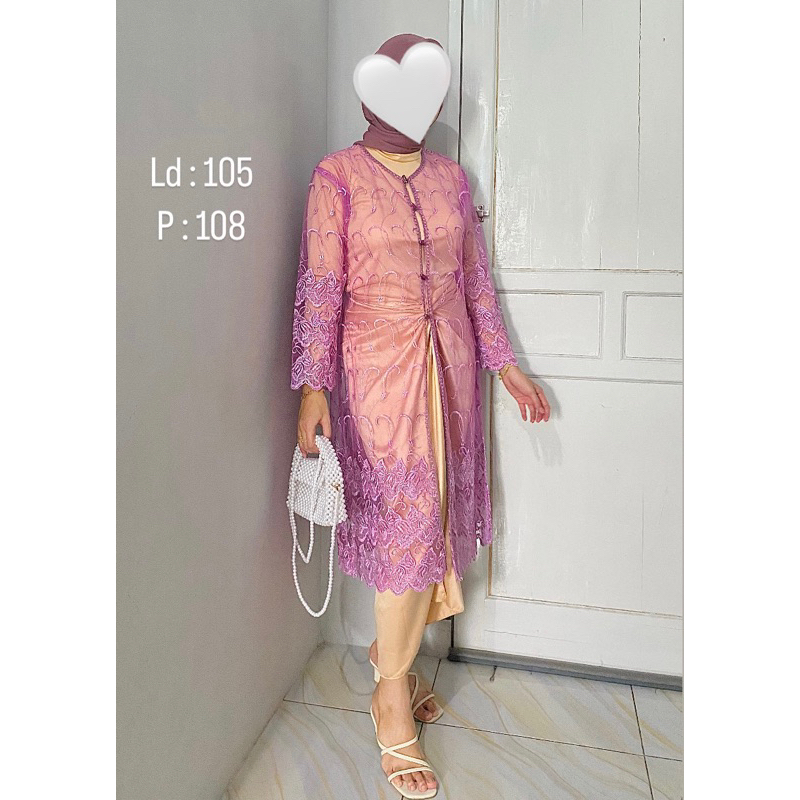 Preloved kebaya outer/ kebaya brokat/ kebaya luaran/ kebaya atasan