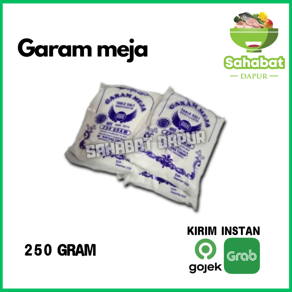 

Garam Meja / Garam Masak 250gr - Sahabatdapur