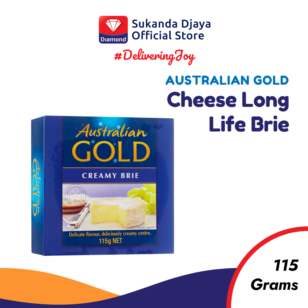 

Australian Gold Keju Cheese Long Life Brie 115 Gr