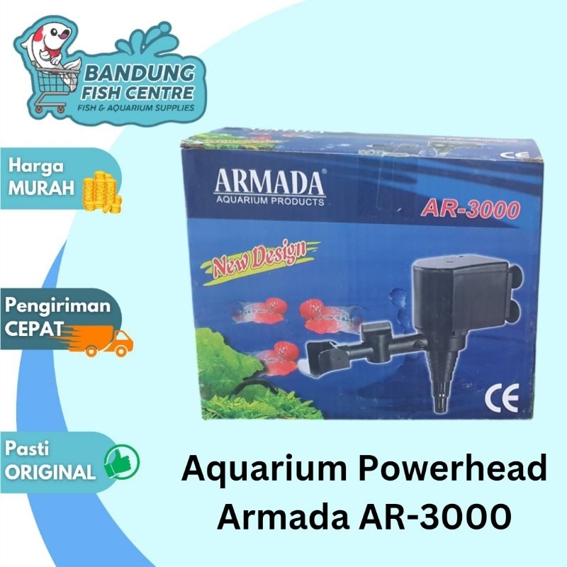 Armada AR-3000 Pompa Celup Akuarium 3000 Submersible Pump Armada AR 3000