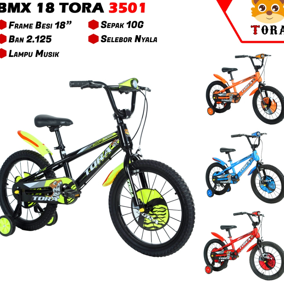 SEPEDA BMX ANAK LAKI-LAKI 18" HUNTER TORA 3501