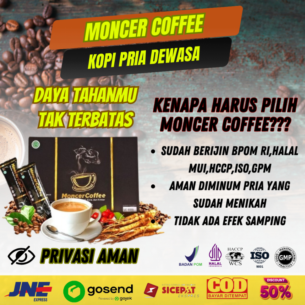 

Monceer Coffee Original / KOPI MINUMAN KOPI HERBAL ORIGINAL HALAL BPOM