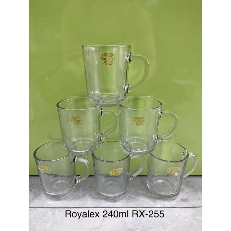 Royalex Gelas kaca original / Gelas teh panas / dingin /Gelas kopi 227ml / 240ml /270ml /378ml