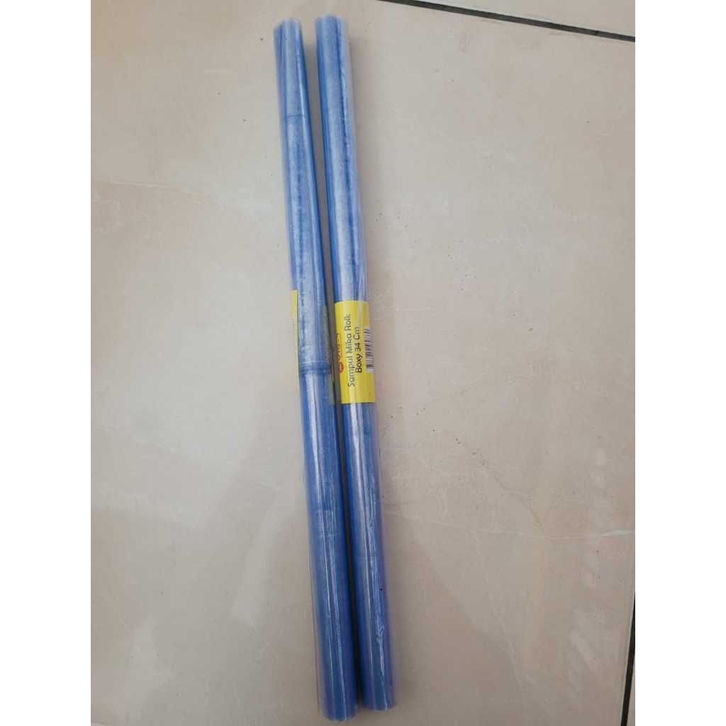 SAMPUL MIKA ROLL UKURAN 34 CM SAMPUL PLASTIK ROLL BOXY