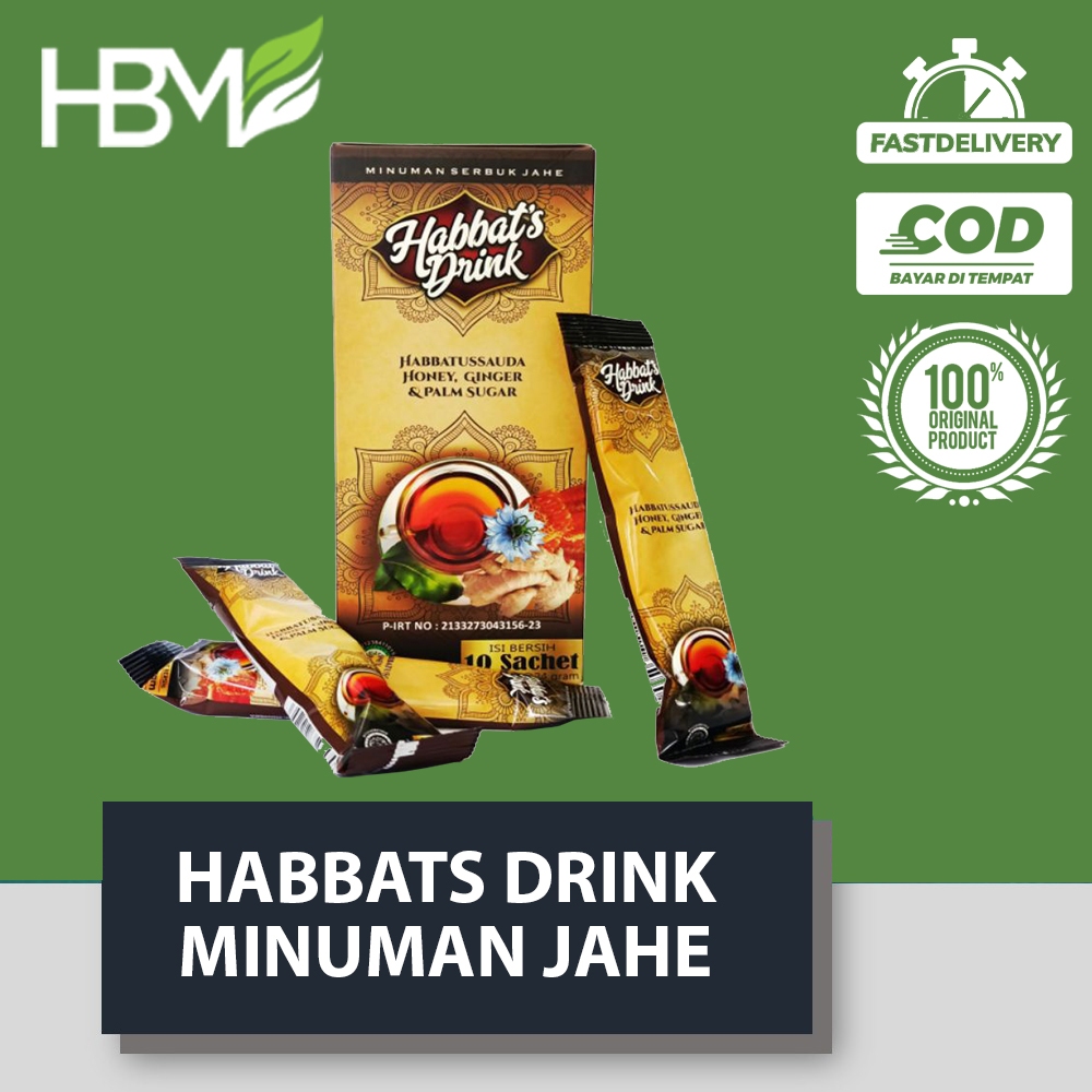 

HABBATS DRINK JAHE MINUMAN SERBUK JAHE HABBATUSSAUDA MADU ISI 10 SACHET