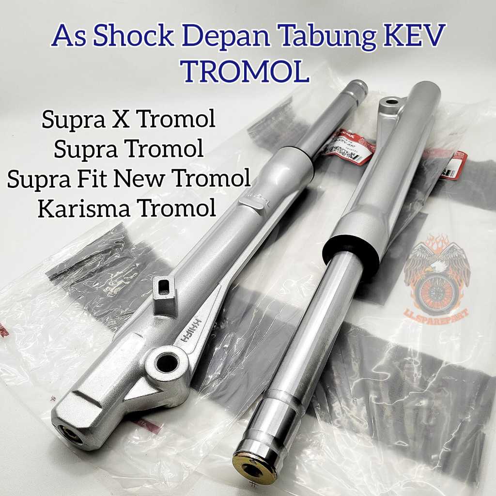 AS SHOCK DEPAN SET KOMPLIT PLUS TABUNG HONDA KEV TROMOL ASLI ORIGINAL HONDA SUPRA  X SUPRA FIT NEW K