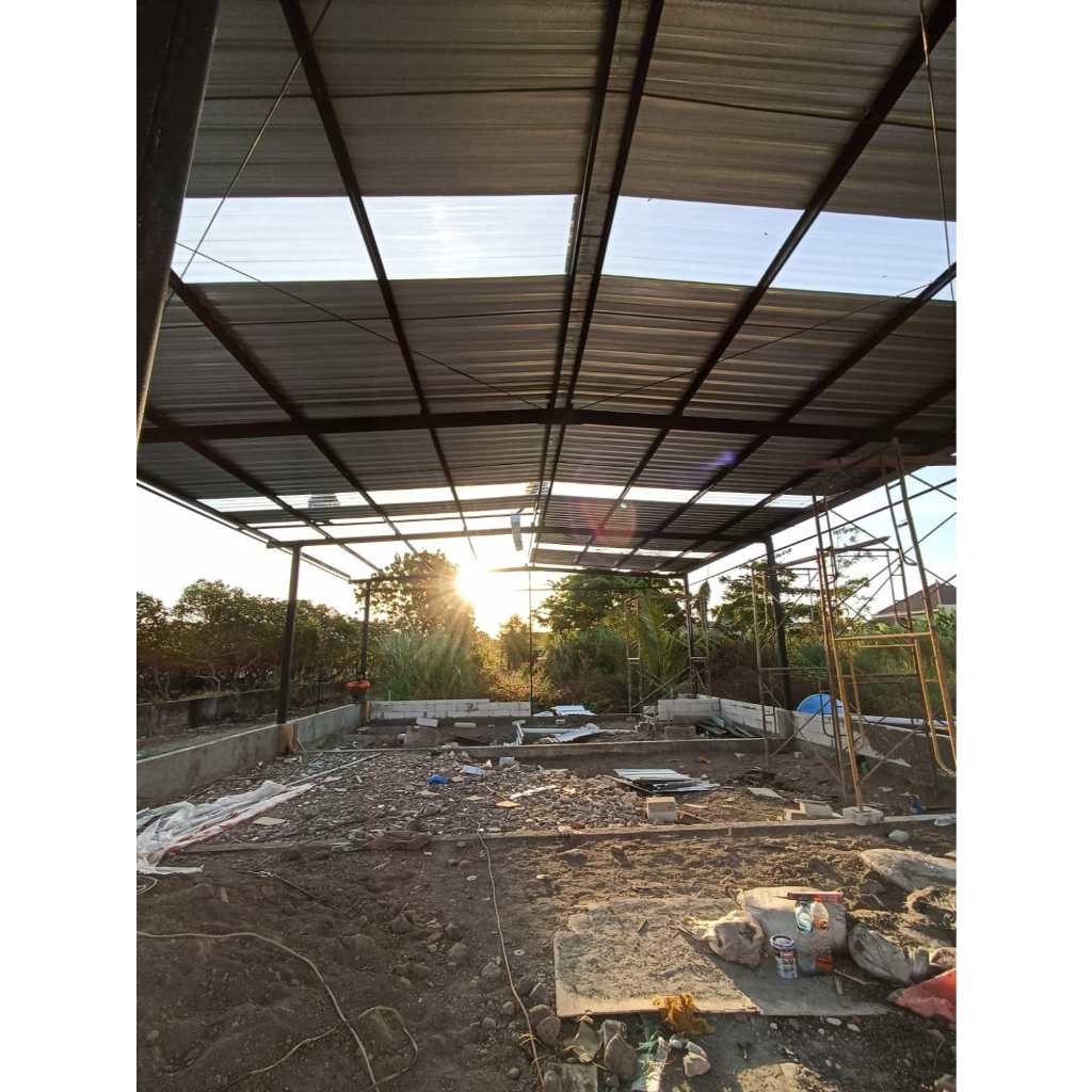 Kanopi atap gudang galvalum murah sidoarjo