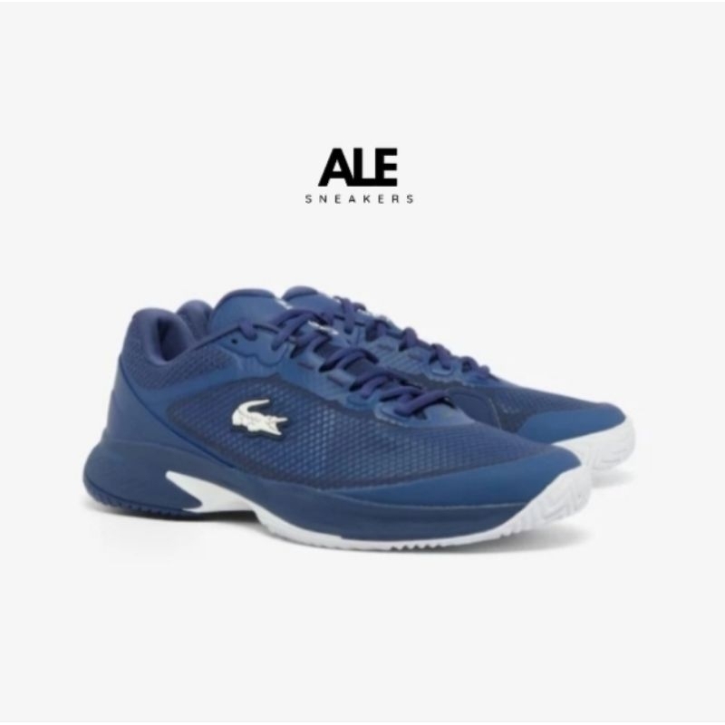 Sepatu Tennis Pria Lacoste Tech Point Navy/White ( 48SMA0088) Original