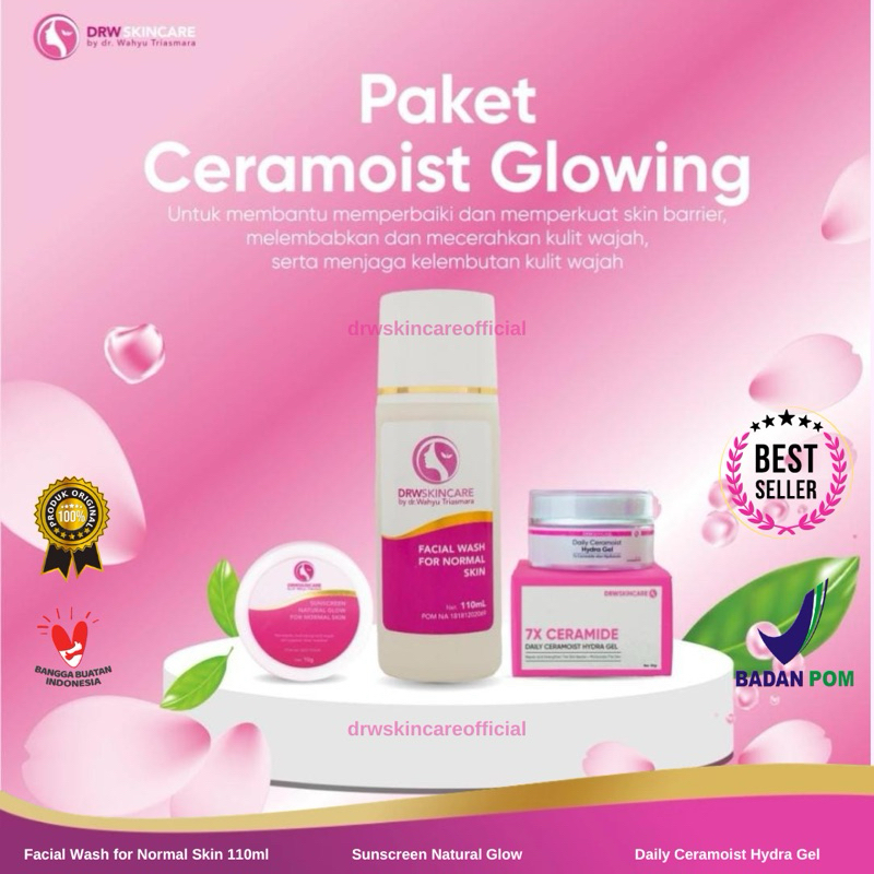 Drw Skincare Paket Ceramoist Glowing