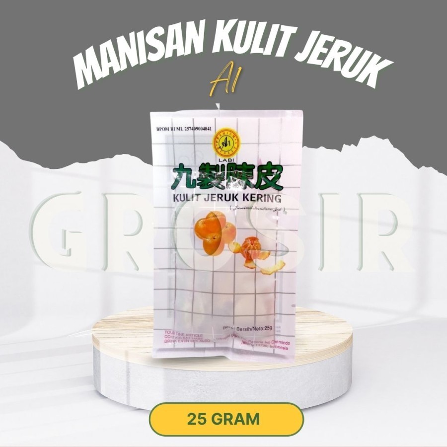 

Manisan Kulit Jeruk Kering A1 / Cemilan Instan / Asem Gurih / 25gr