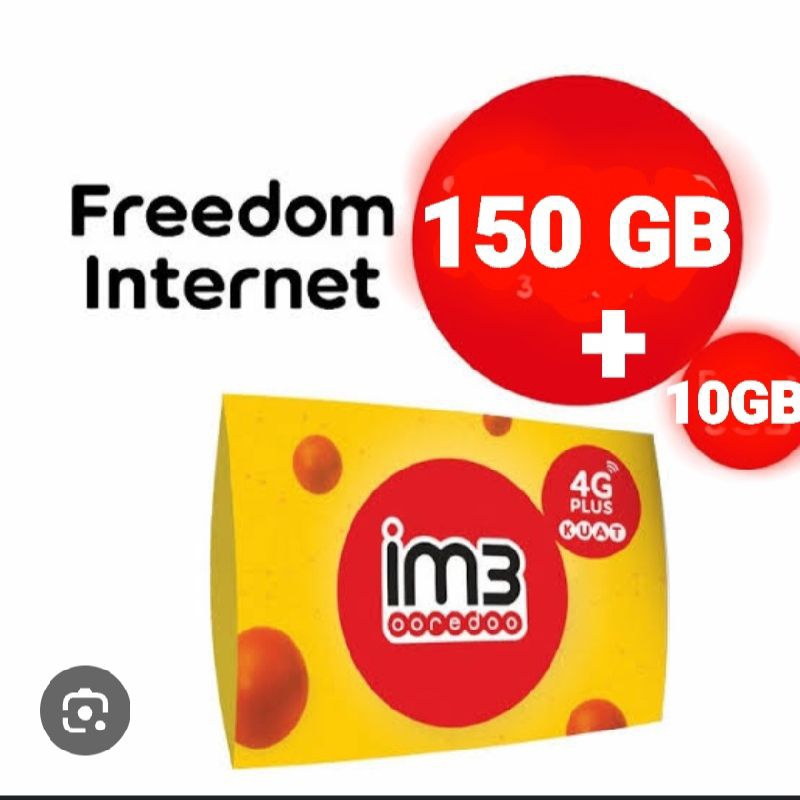 Kartu KUOTA INDOSAT 160 GB perdana SIAP PAKAI nomor murah meriah ISAT 160GB