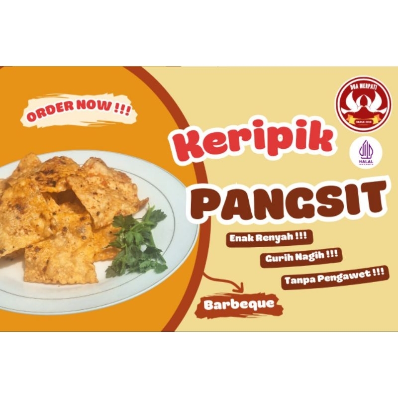 

KERIPIK BAWANG/KERIPIK PANGSIT/RASA BARBEQUE