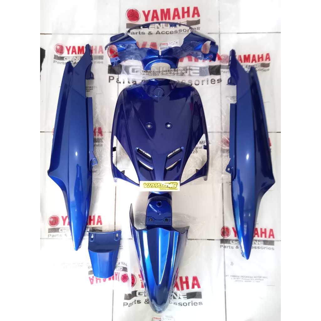 Bodi cover body kap set mio sporty biru original yamaha 5tl