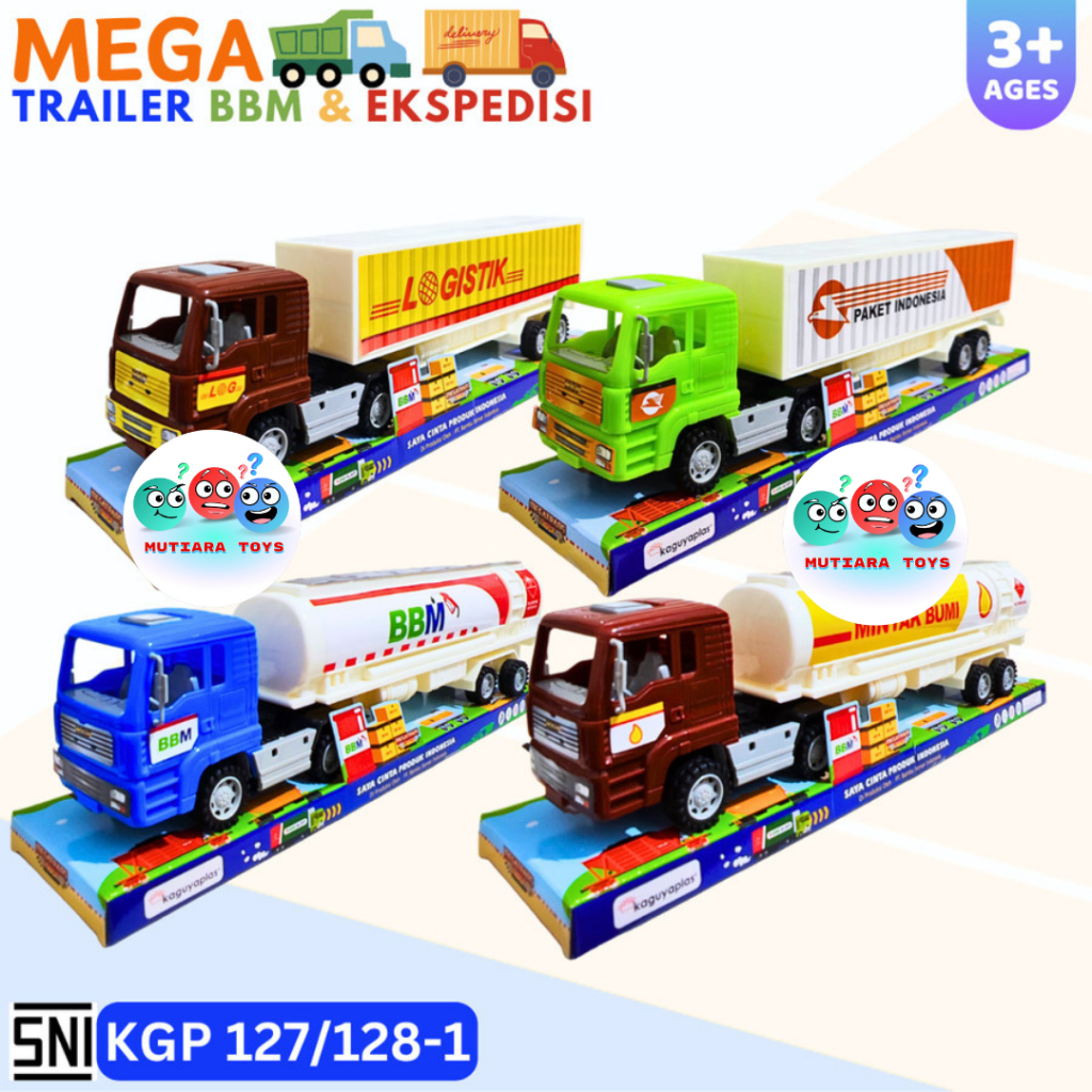 MM Mainan Mega Trans Container BBM Ekspedisi KGP127/128
