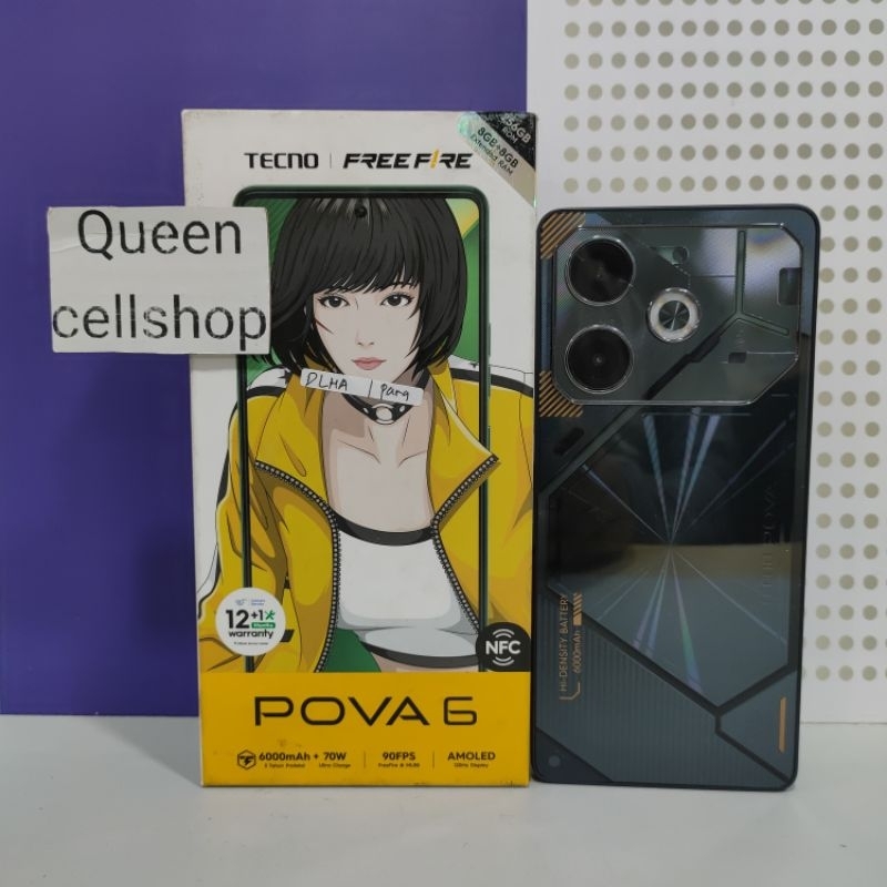 TECNO POVA 6 8/256 SECOND FULLSET