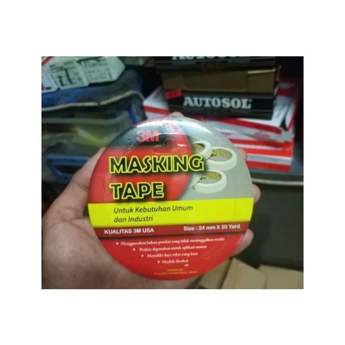 

lem kertas masking tape 3M