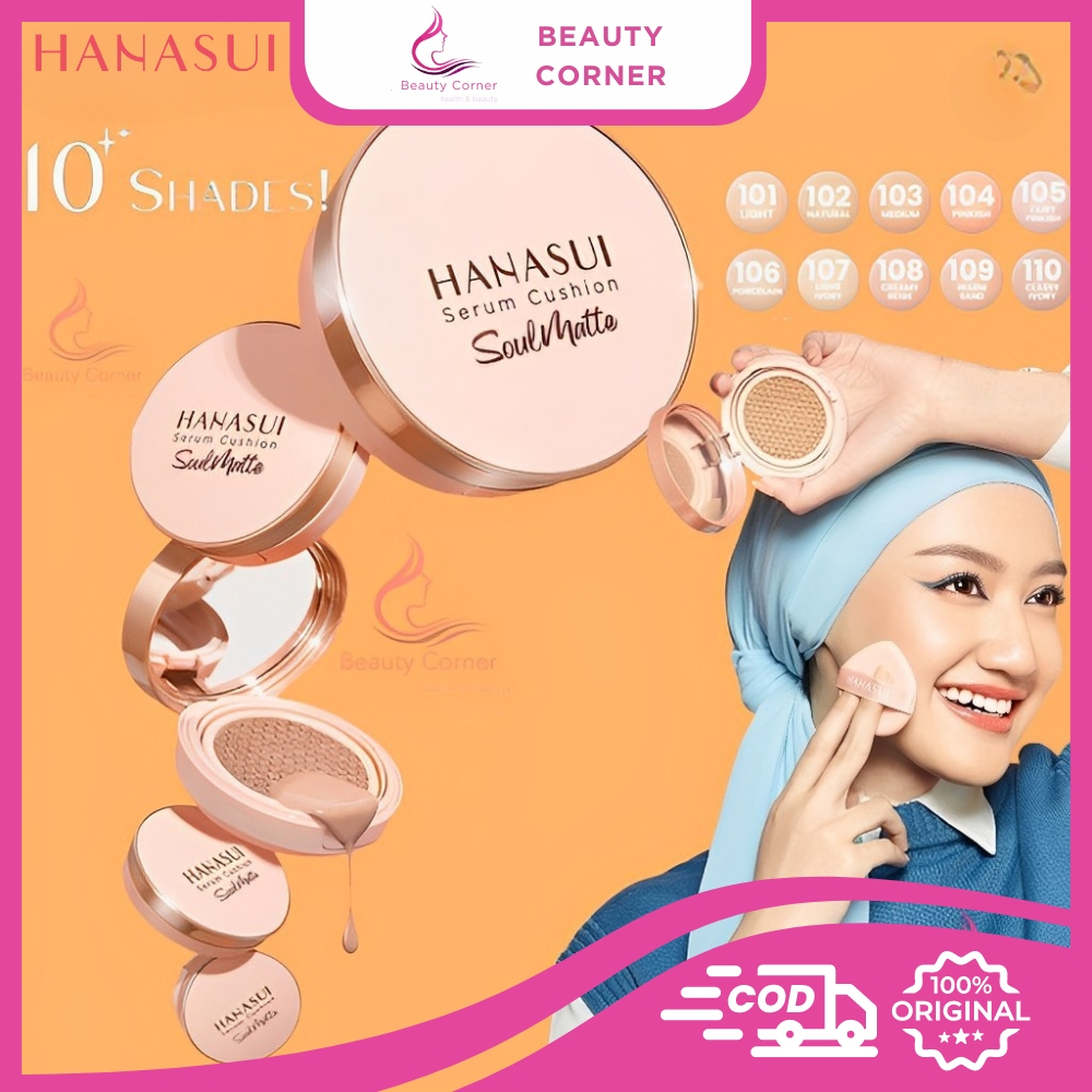 Hanasui Serum Cushion SoulMatte - 15gr