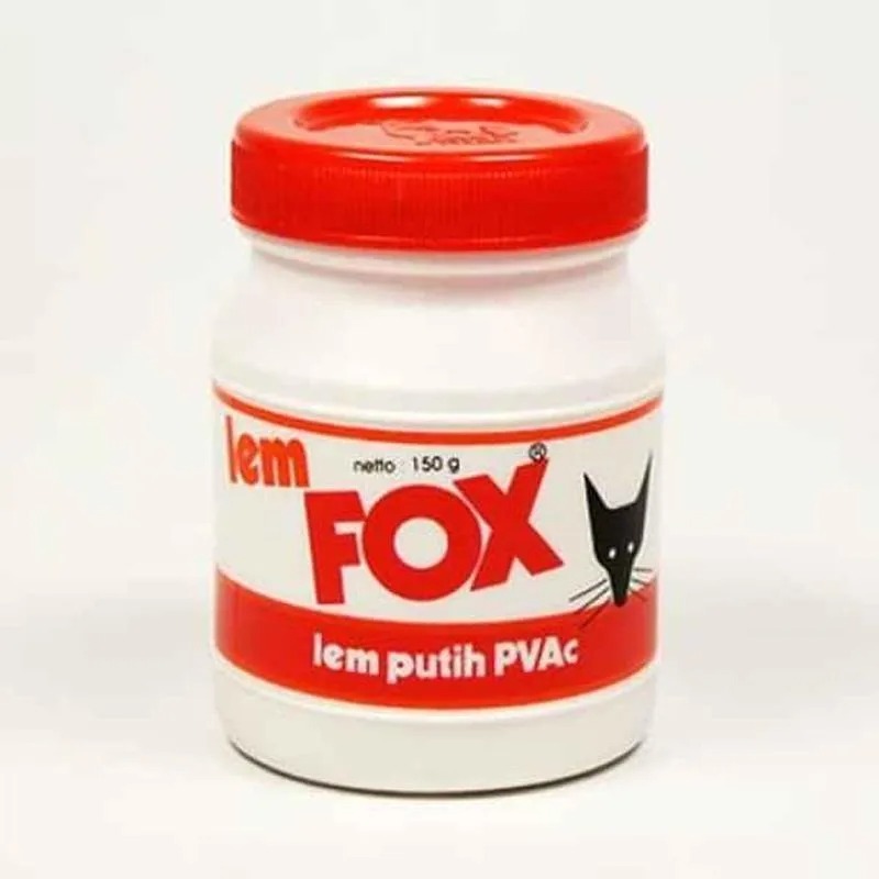 

MM - Lem Fox Botol Putih PVAc Glue Kayu, Kertas, Wall Putty, Koraltex, Plamur Tembok, Tekstur 150 gram