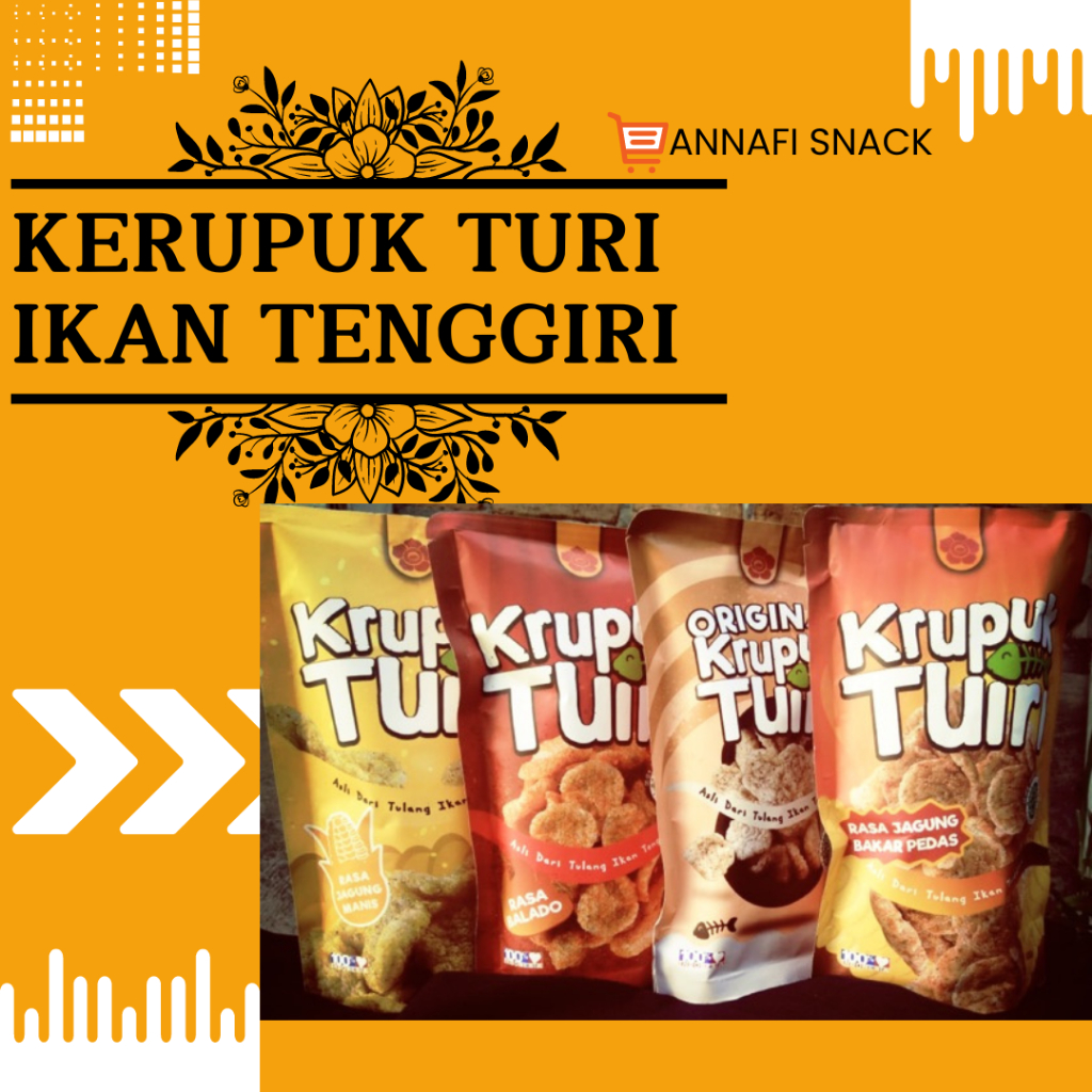 

KERUPUK TUIRI KERUPUK IKAN TENGGIRI ASLI BENGKULU