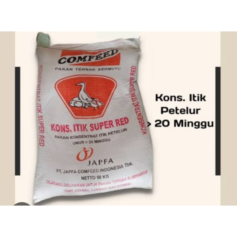 Comfeed Konsentrat Itik Super Red pakan bebek entok unggas
