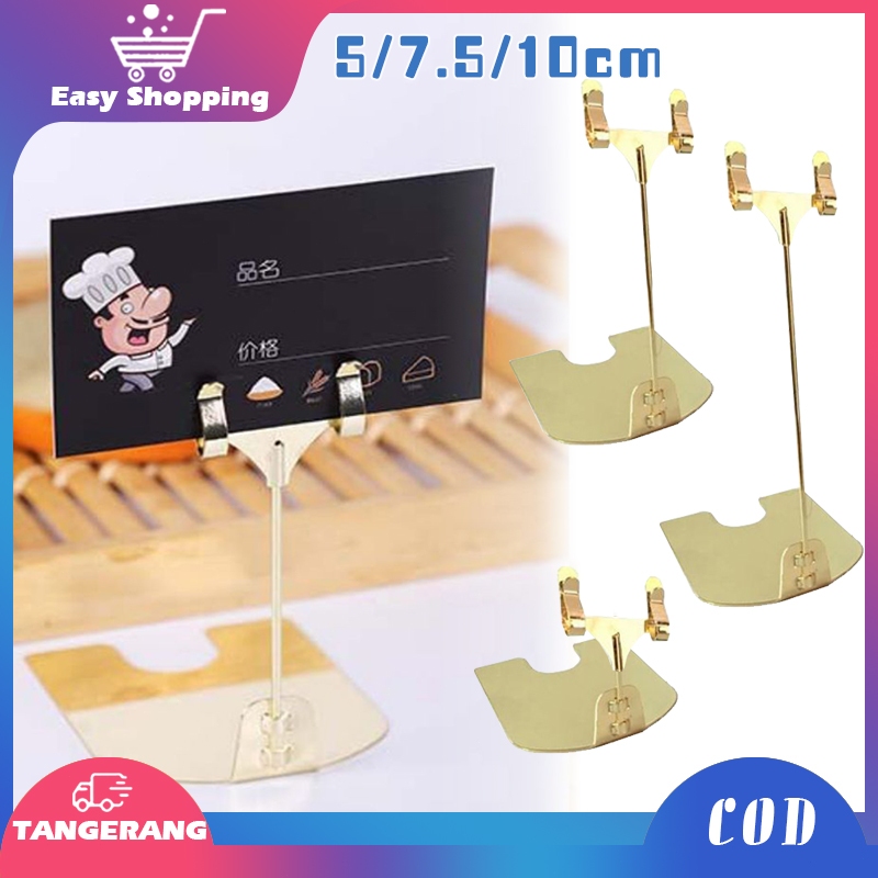 

Tiang Nomor Meja Standing Food Tag Table Number Holder Standing Price Tag