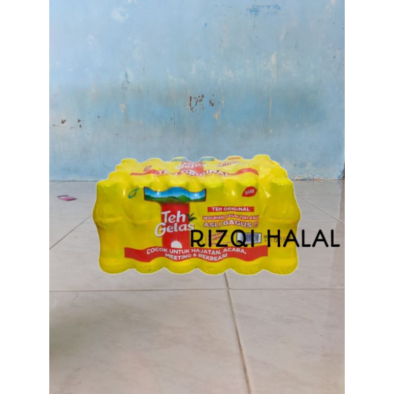 

Teh Gelas Botol 200ML 1 slop isi 24 pcs