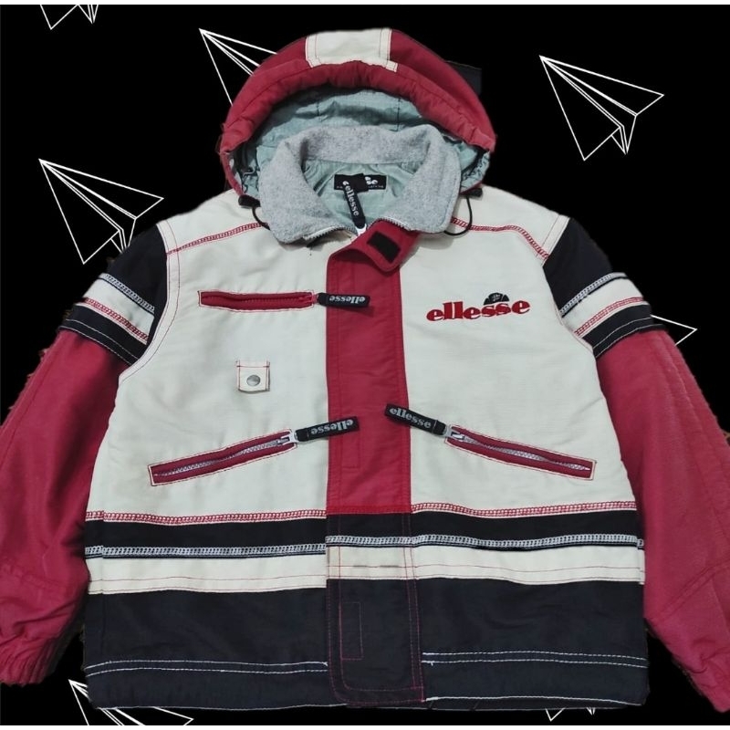 Ellesse Colorblock Ski Windbreaker vintage