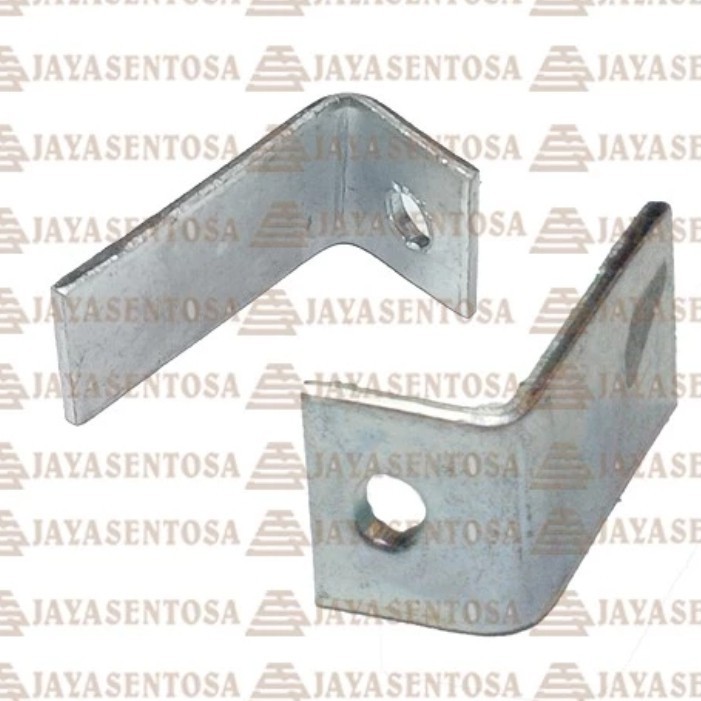 Plat besi siku L angel clip paku tembak ramset atap plafon klem L