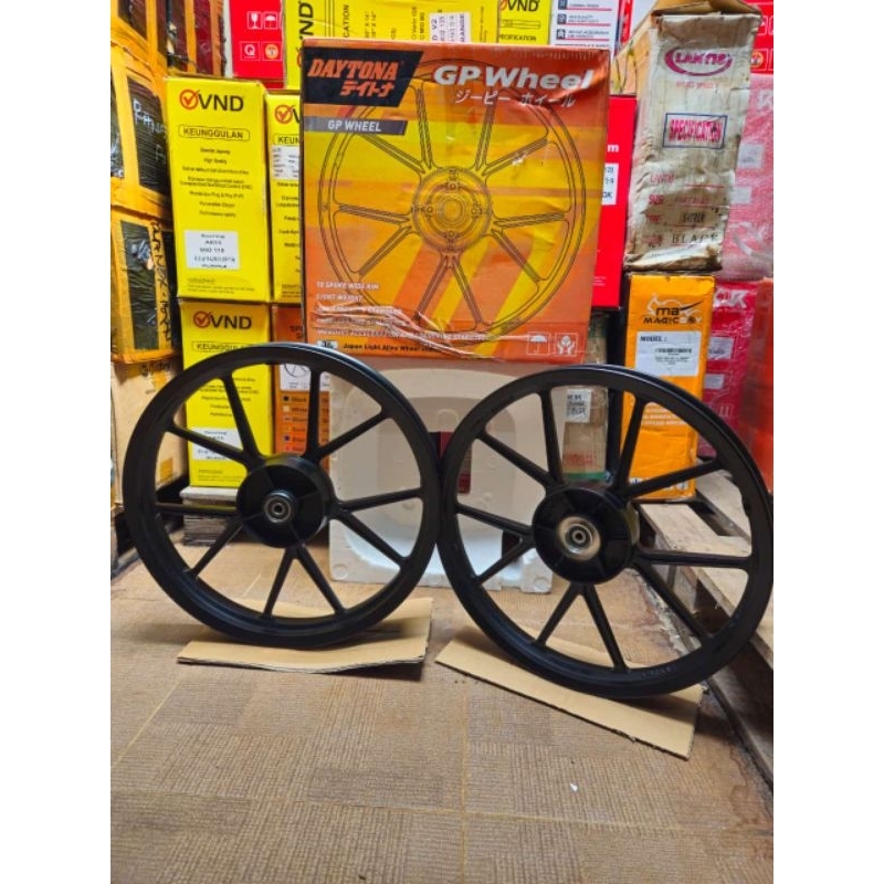 VELG DAYTONA GP WHEEL ORIGINAL YAMAHA DOUBLE DISC FOR YAMAHA 125Z ZR & MX KING MX 5SPEED