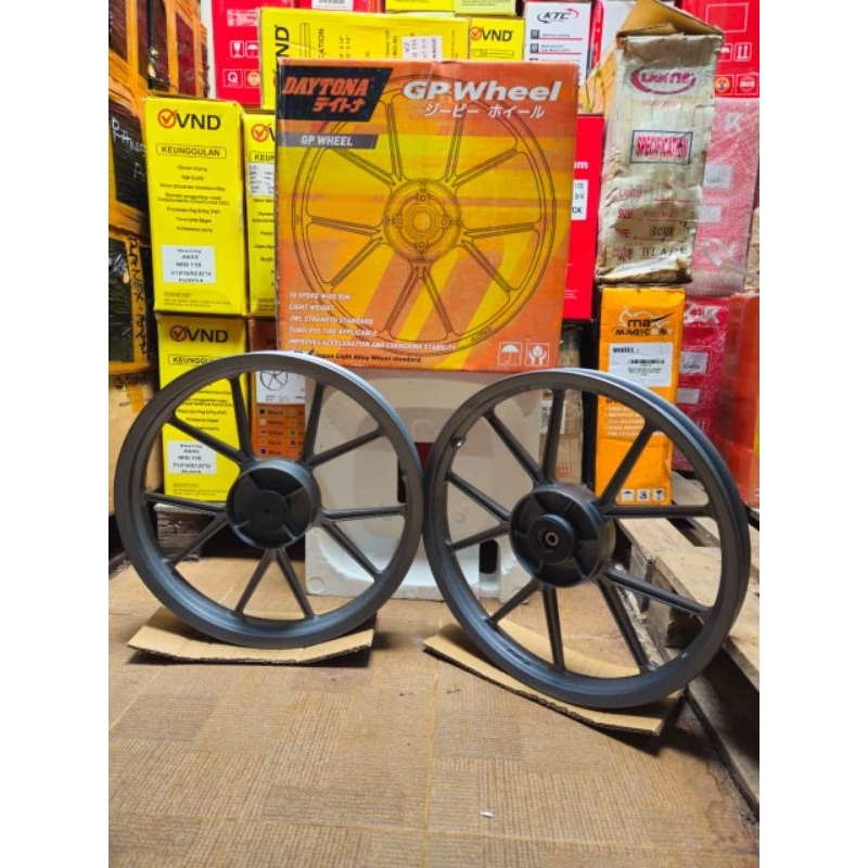 VELG DAYTONA GP WHEEL ORIGINAL YAMAHA DOUBLE DISC YAMAHA 125Z ZR MX KING MX 5SPEED