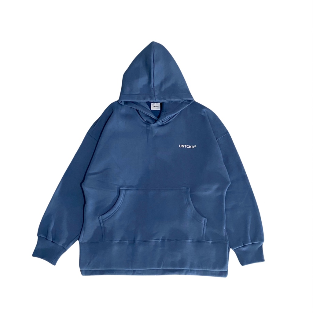 Flare Hoodie Sweater Steel Blue UNTCKD Oversized Hoodie
