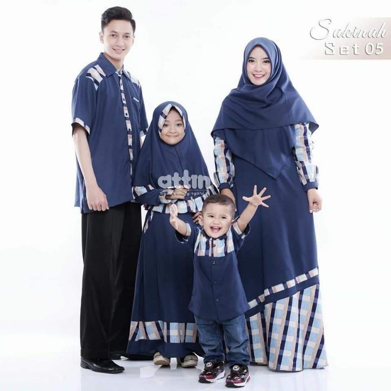 SARIMBIT ATTIN MOM & DAD ( FREE BROS LOGO ATTIN + HIJAB )