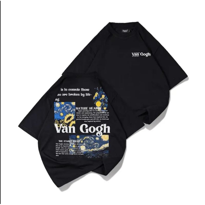 KAOS VAN GOGH BUNGA MATAHARI