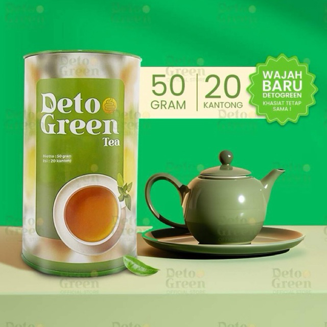 

DETOGREEN Teh Detox Sistem Pencernaan