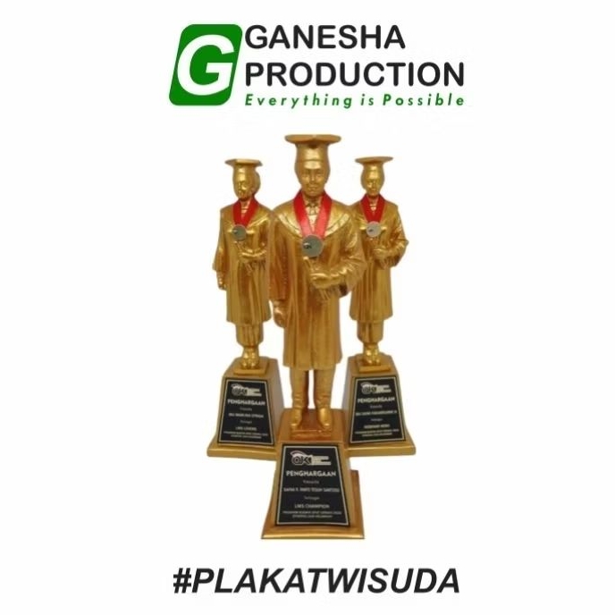 Plakat Wisuda Resin Full Badan