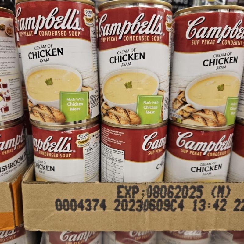 

Campbells Cream Of Chicken / Mushroom Potage /Chicken Mushroom/ Mushroom 300gr