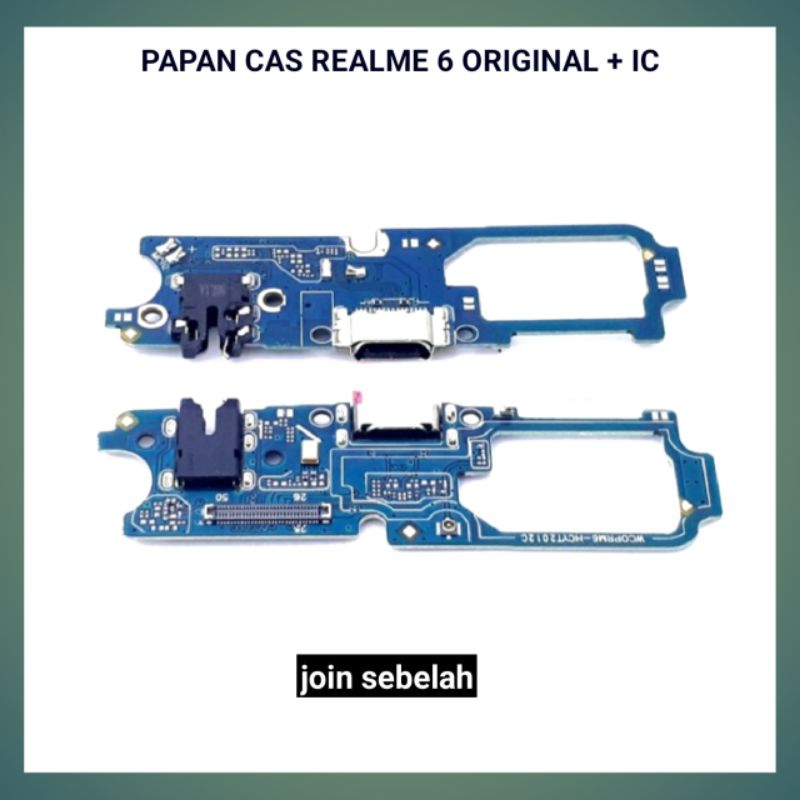 FLEXIBLE KONEKTOR CAS REALME 6 ORIGINAL PLUS IC PCB PAPAN CHARGER REALME 6