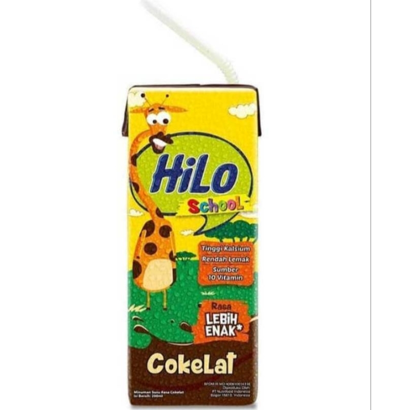 

HiLo UHT Susu Cair Chocolate 200 ml