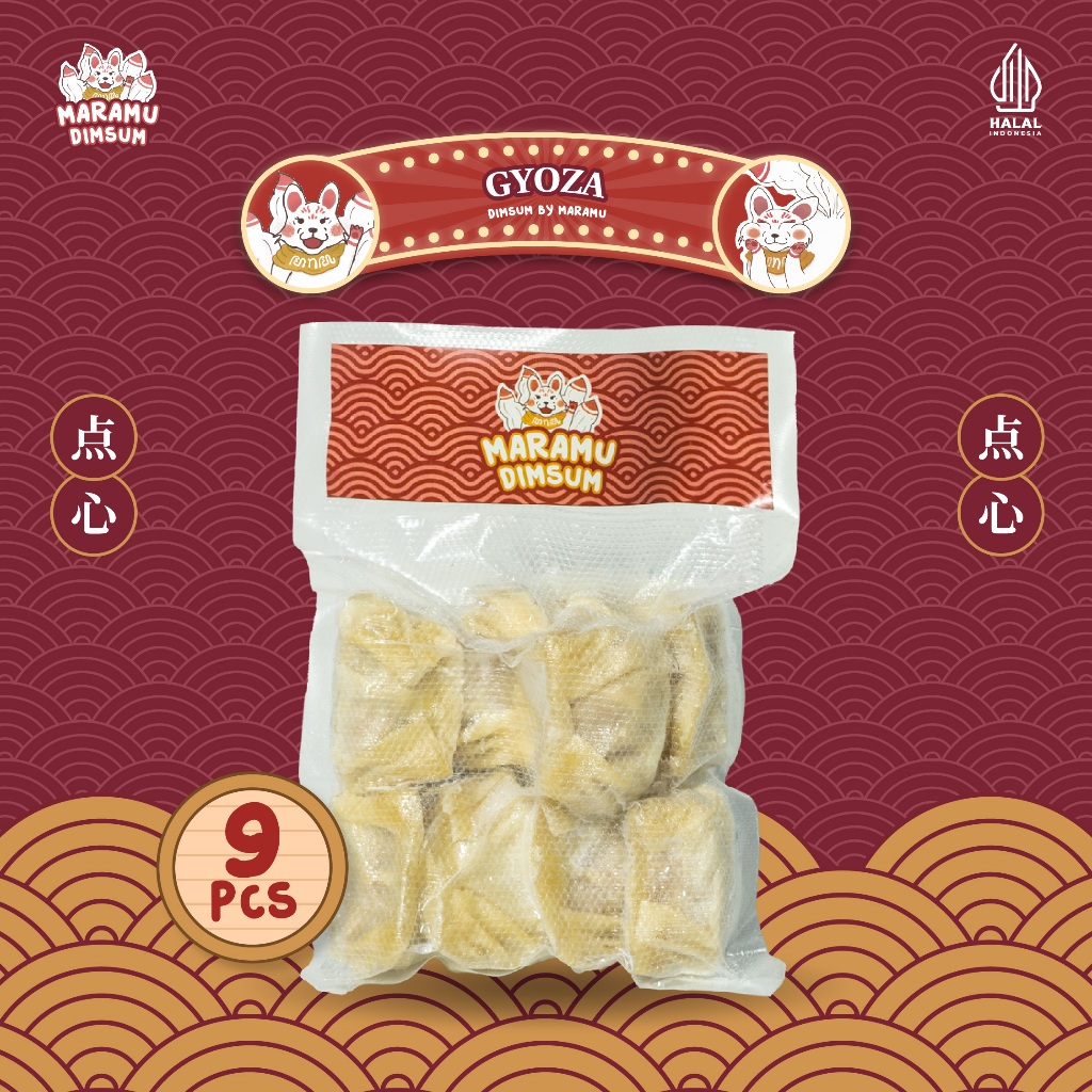 

Dimsum Gyoza Isi 9 by Maramu Dimsum Jember Indonesia Halal (Frozen/Home Made/Fresh)