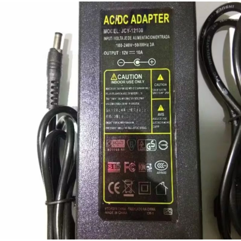 ADAPTOR 12V 10A AC to DC