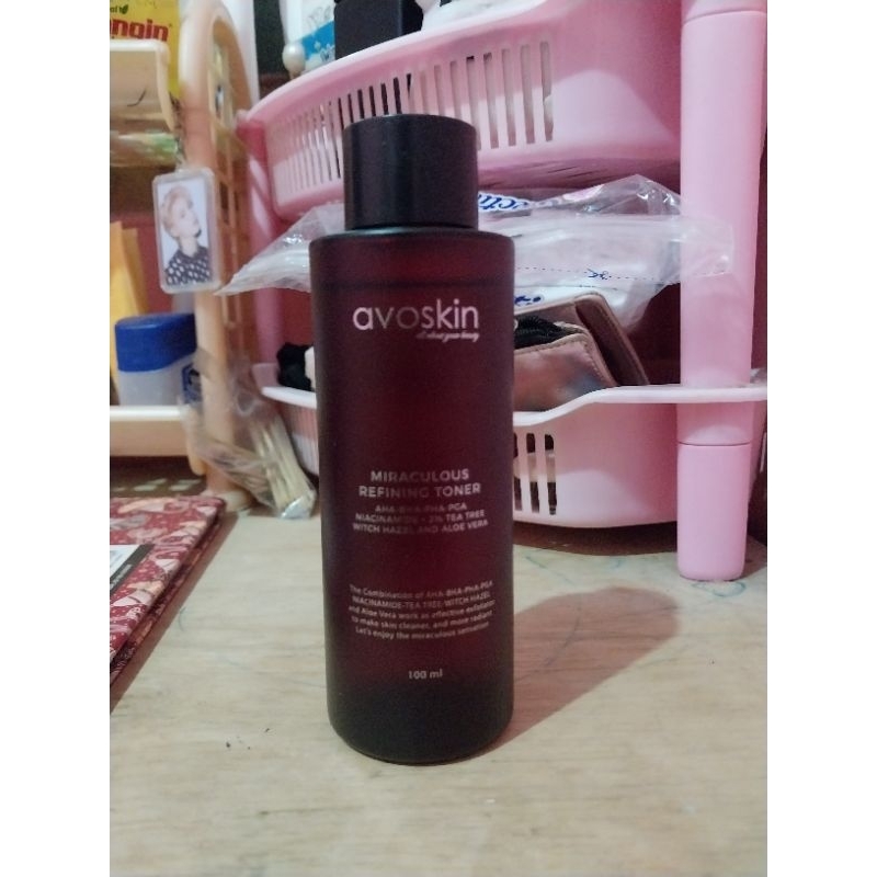 preloved toner exfo avoskin miraculous refining toner