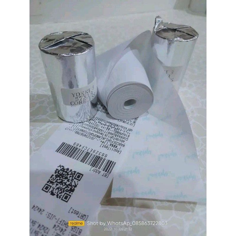 

Kertas Thermal Polos / Kertas Bank Mandiri