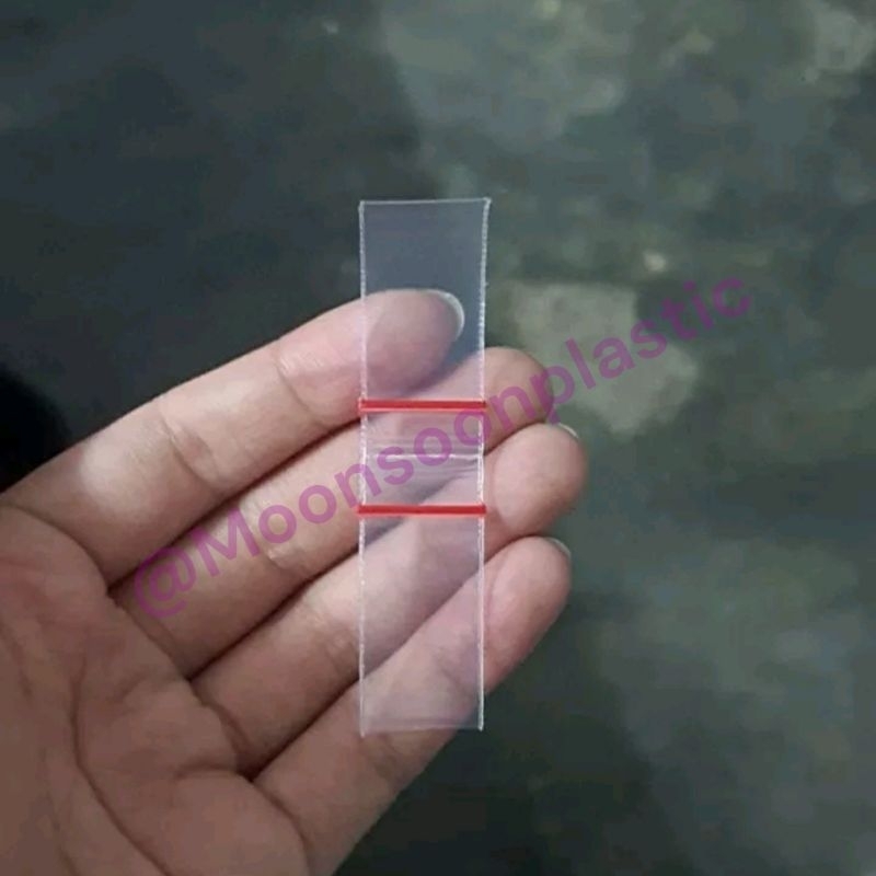 (Beli 2 Lebih Murah) Plastik Klip Kecil 1.8 X 3.5Cm Isi 1000Lbr Cod