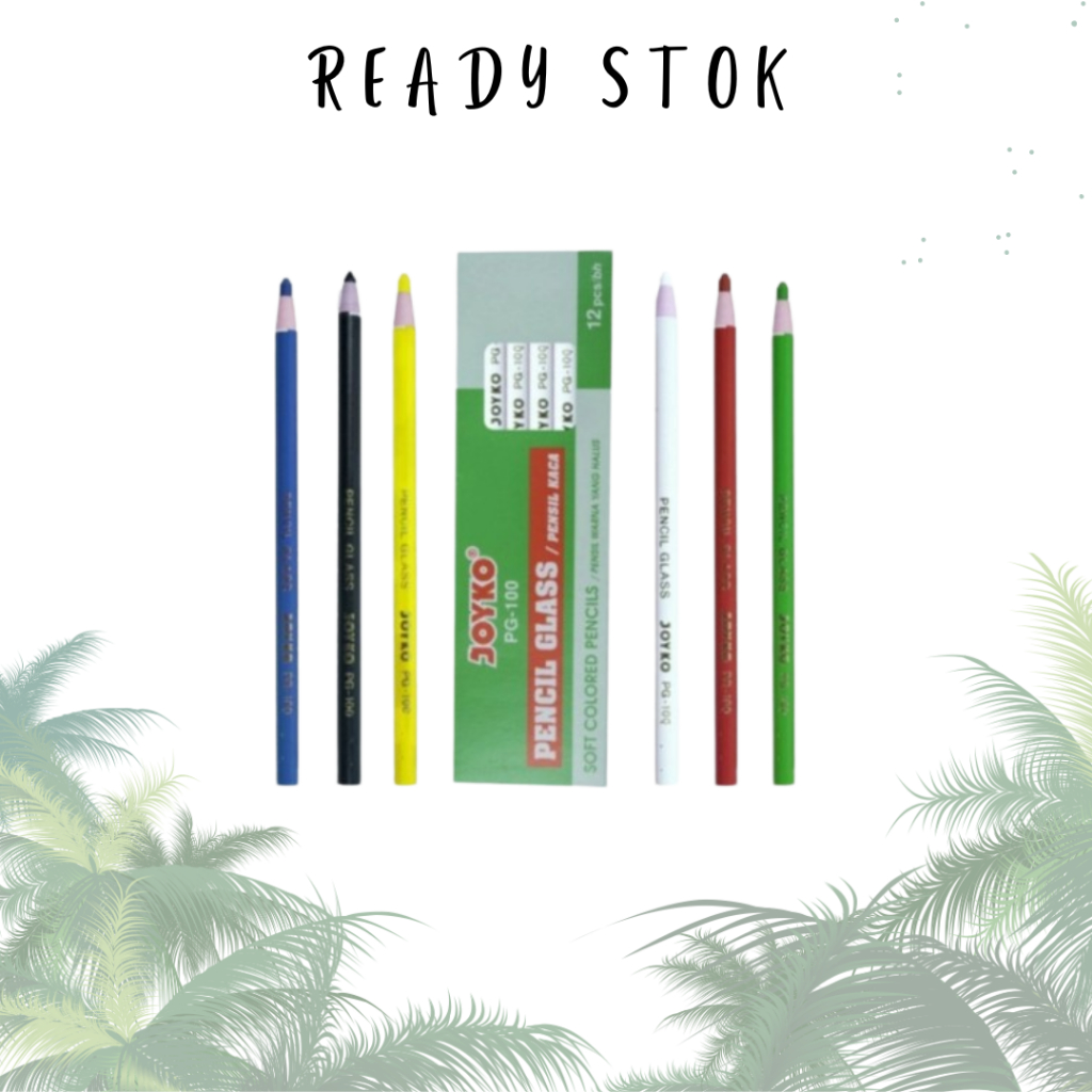 

Pencil Glass / Pensil Kaca Warna PG-100 Joyko (PCS)