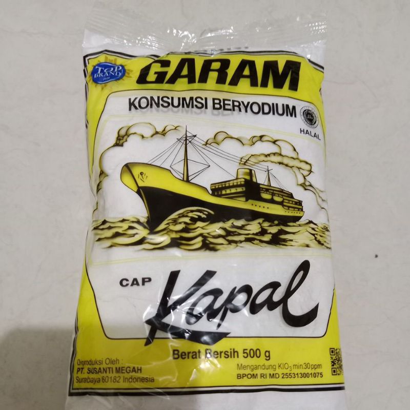 

Garam beryodium cap KAPAL 500g