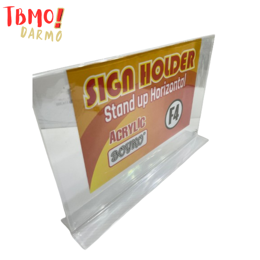 

TBMO ACRYLIC STAND UP HORIZONTAL F4 29.7X21 SP0006